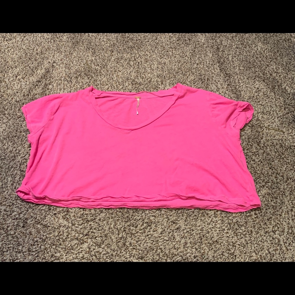 Free People oversized crop top